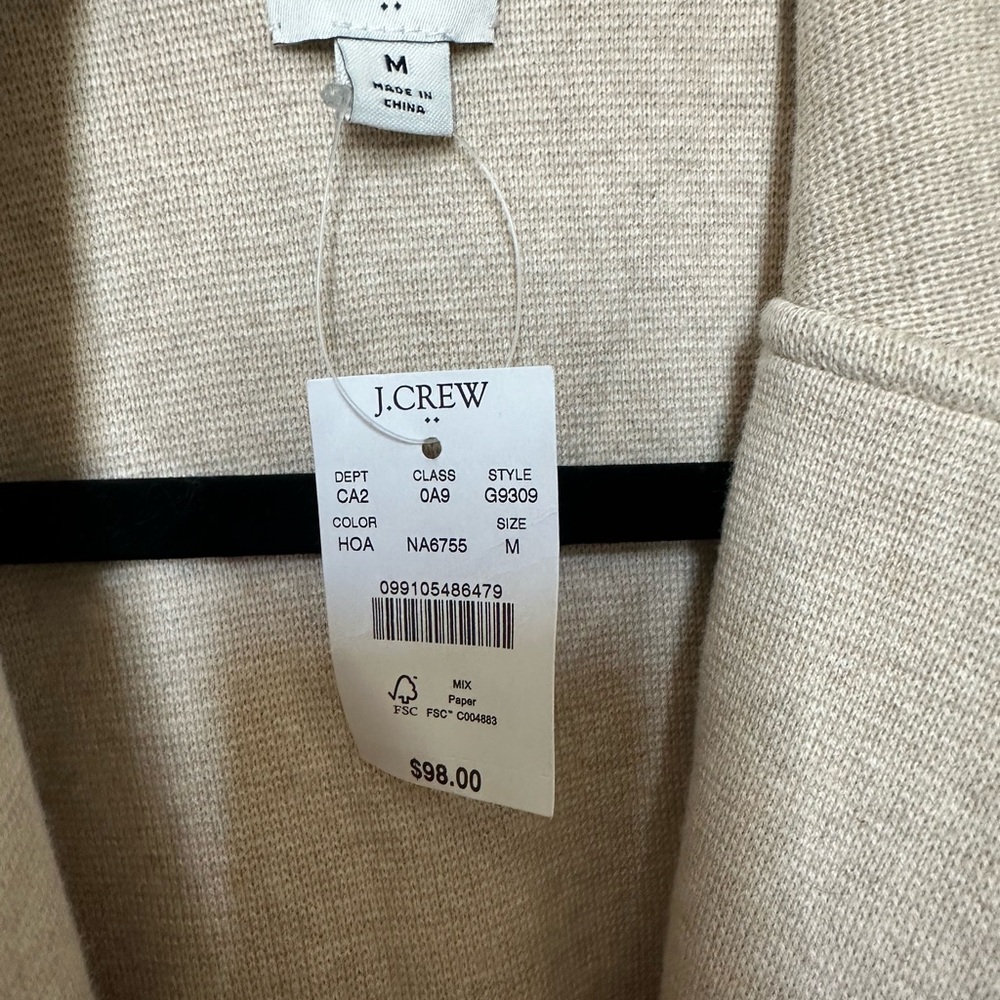 JCrew sweater blazer